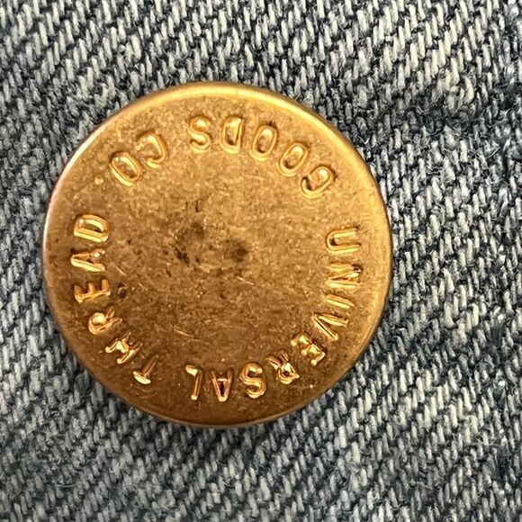 NWT-Universal Thread Purple Denim Jean Jacket with Defects and Home Embroidery-S - Picture 10 of 15